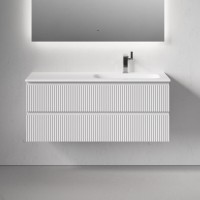 Тумба под раковину Sancos Snob R SNR120RW, 120 см подвесная, Bianco, правая