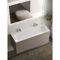 Тумба под раковину Sancos Snob R 120 см подвесная, Doha Soft, SNR120SM