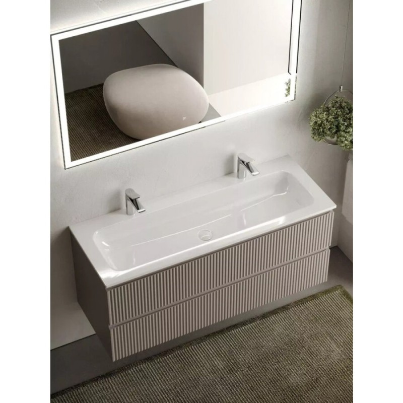Тумба под раковину Sancos Snob R 120 см подвесная, Doha Soft, SNR120SM