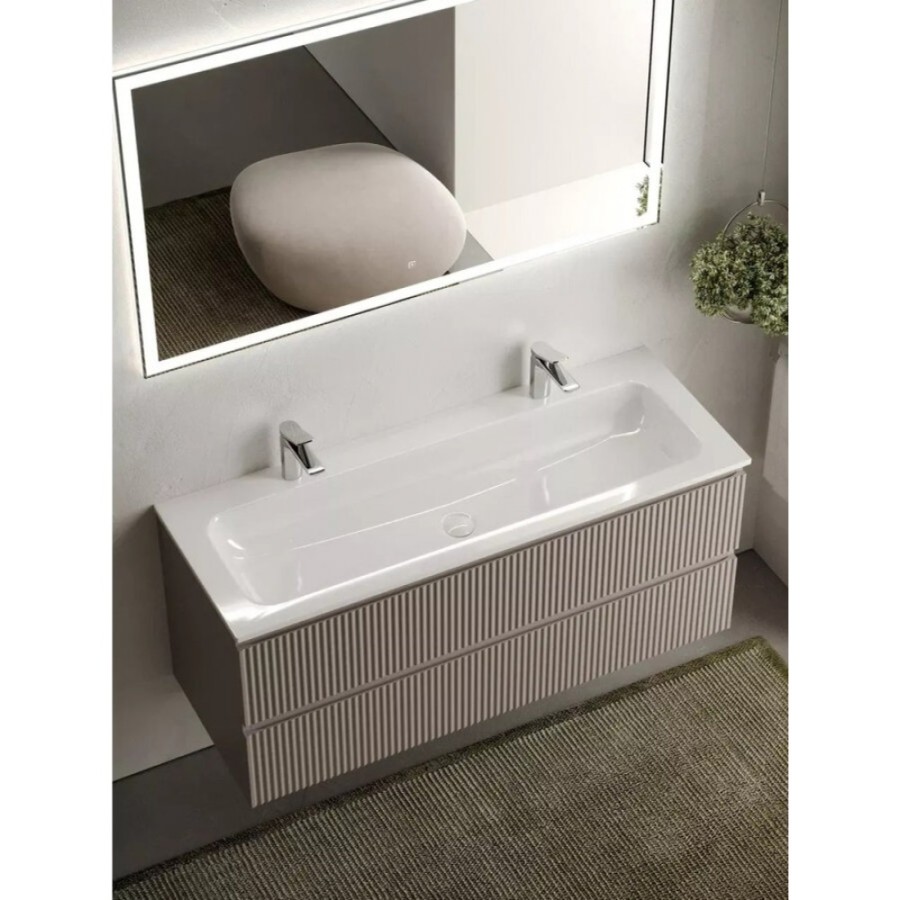 Тумба под раковину Sancos Snob R 120 см подвесная, Doha Soft, SNR120SM