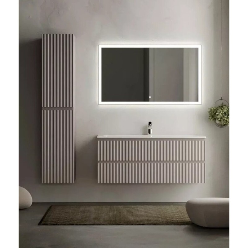 Тумба под раковину Sancos Snob R 120 см подвесная, Doha Soft, SNR120SM