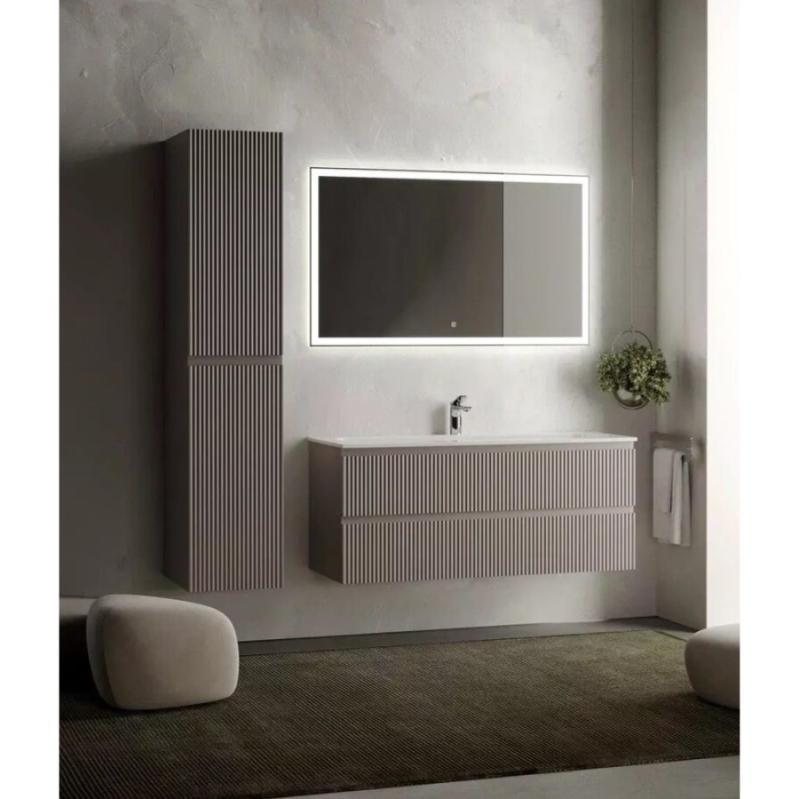 Тумба под раковину Sancos Snob R 120 см подвесная, Doha Soft, SNR120SM