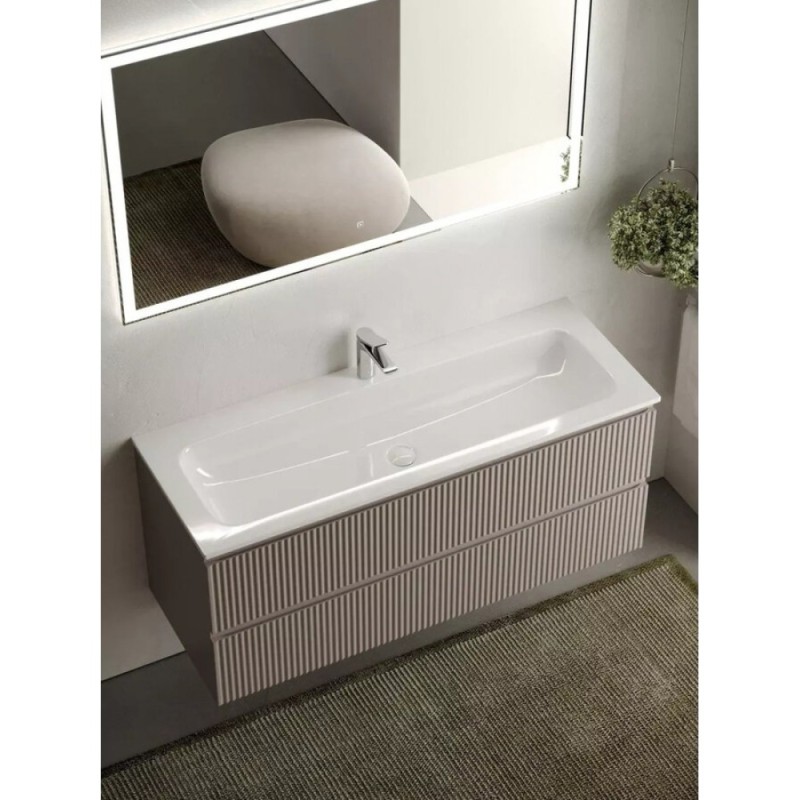 Тумба под раковину Sancos Snob R 120 см подвесная, Doha Soft, SNR120SM