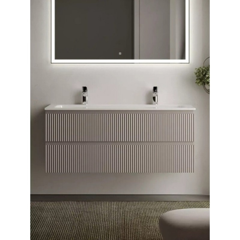Тумба под раковину Sancos Snob R 120 см подвесная, Doha Soft, SNR120SM
