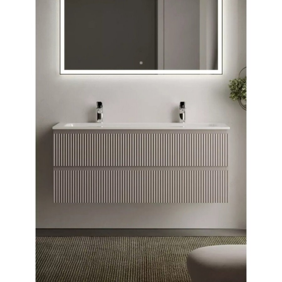 Тумба под раковину Sancos Snob R 120 см подвесная, Doha Soft, SNR120SM