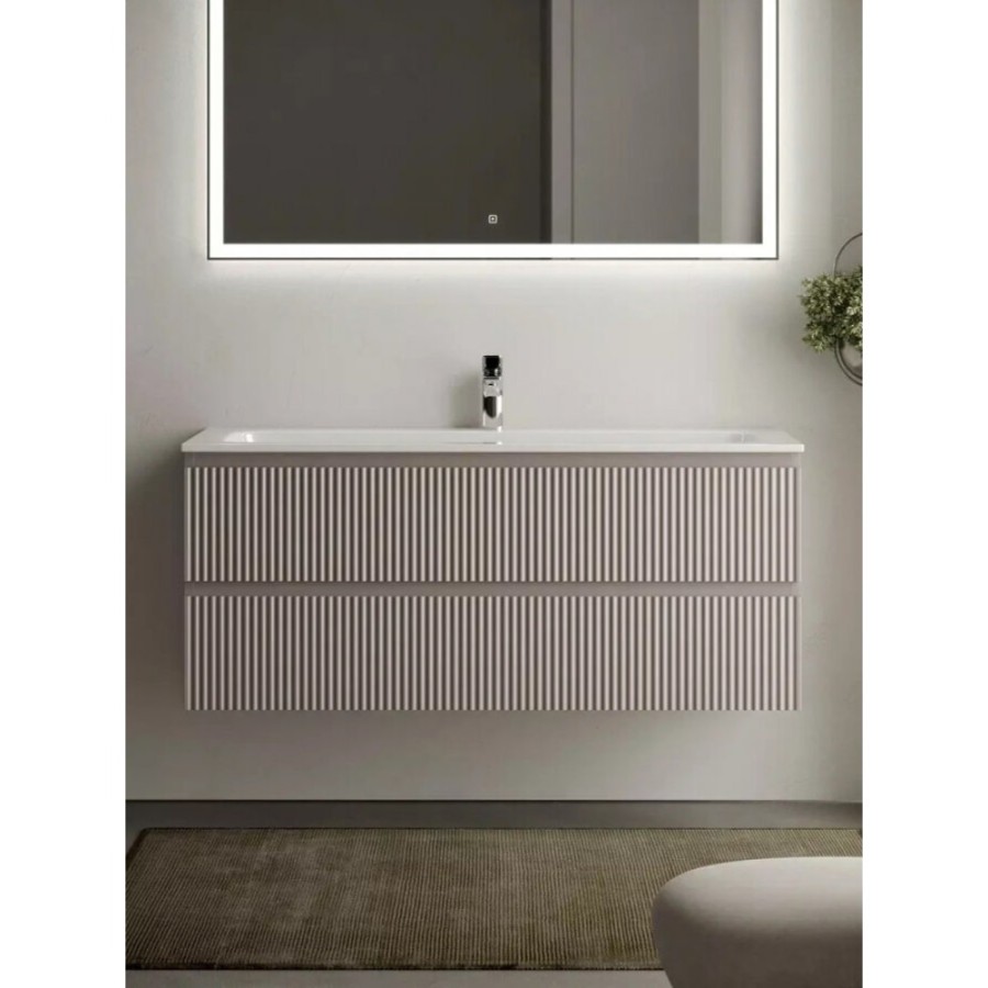 Тумба под раковину Sancos Snob R 120 см подвесная, Doha Soft, SNR120SM