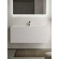 Тумба под раковину Sancos Snob R 120 см подвесная, Bianco, SNR120W
