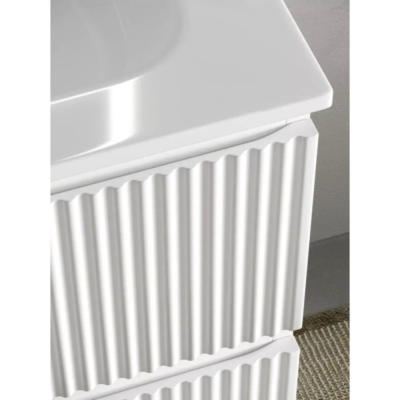 Тумба под раковину Sancos Snob R 120 см подвесная, Bianco, SNR120W