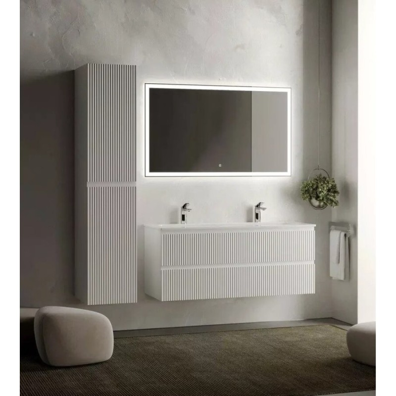 Тумба под раковину Sancos Snob R 120 см подвесная, Bianco, SNR120W