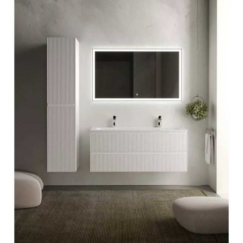 Тумба под раковину Sancos Snob R 120 см подвесная, Bianco, SNR120W