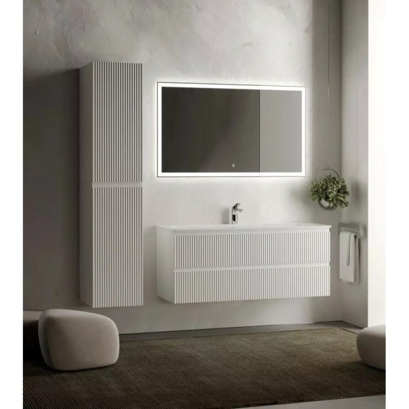 Тумба под раковину Sancos Snob R 120 см подвесная, Bianco, SNR120W
