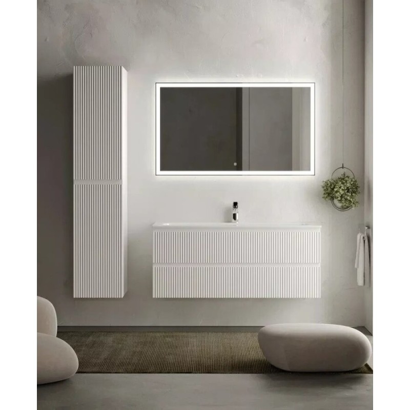 Тумба под раковину Sancos Snob R 120 см подвесная, Bianco, SNR120W