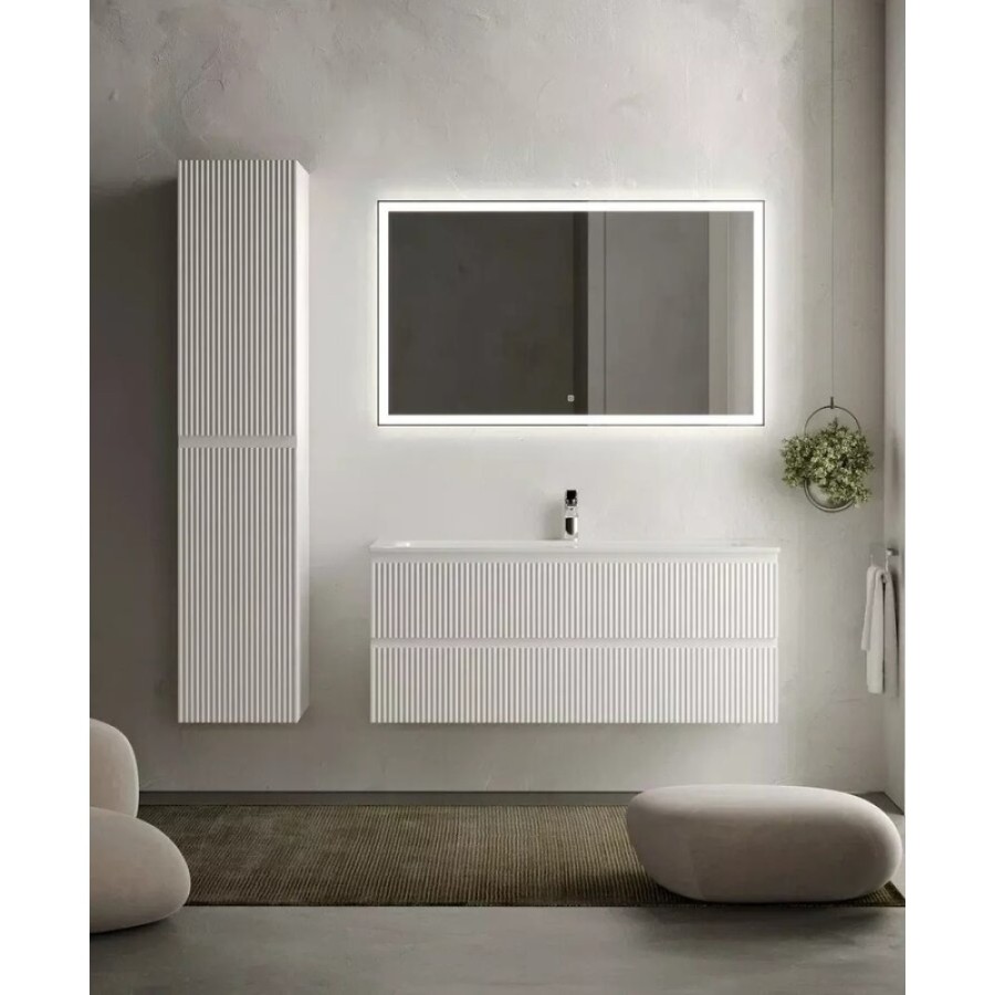 Тумба под раковину Sancos Snob R 120 см подвесная, Bianco, SNR120W