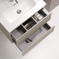 Тумба под раковину Sancos Snob R SNR60/39CE, 60 см, подвесная, Beige Soft