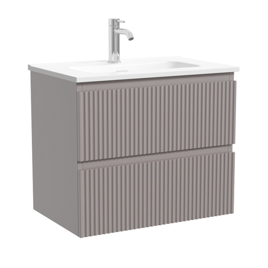Тумба под раковину Sancos Snob R SNR60/39SM, 60 см, подвесная, Doha Soft