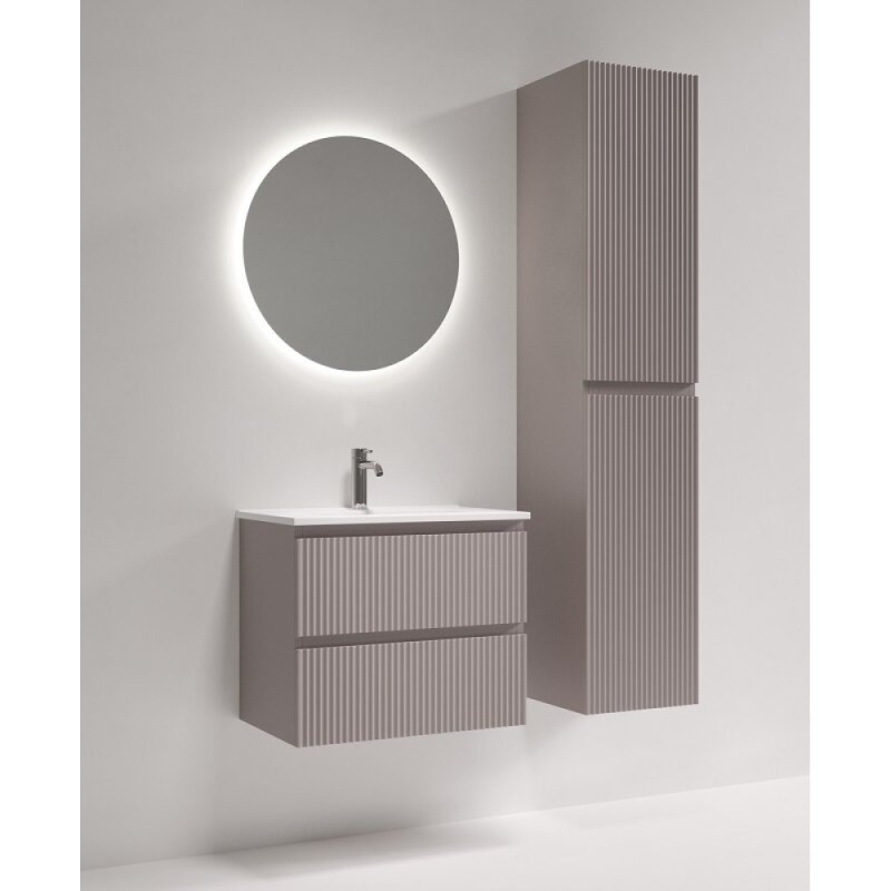 Тумба под раковину Sancos Snob R SNR60/39SM, 60 см, подвесная, Doha Soft