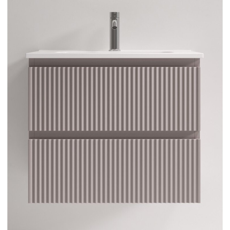 Тумба под раковину Sancos Snob R SNR60/39SM, 60 см, подвесная, Doha Soft