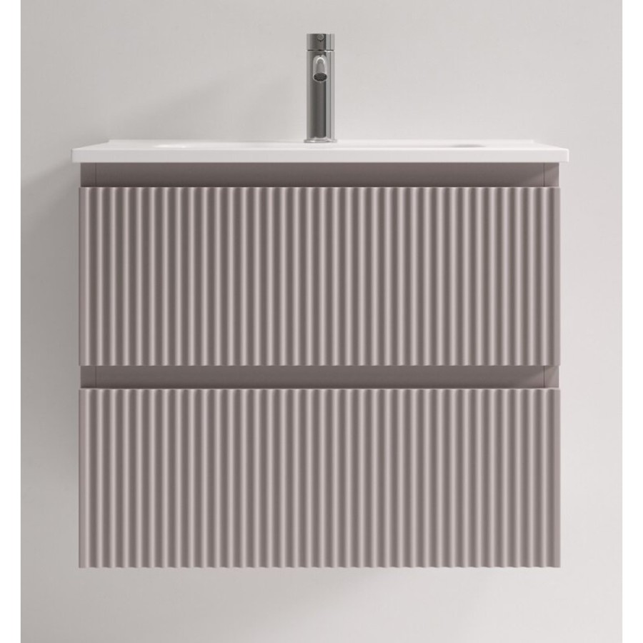 Тумба под раковину Sancos Snob R SNR60/39SM, 60 см, подвесная, Doha Soft