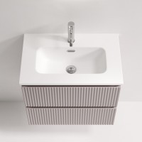 Тумба под раковину Sancos Snob R SNR60/39SM, 60 см, подвесная, Doha Soft