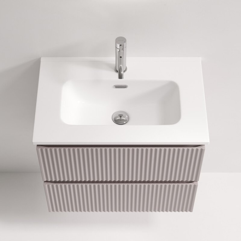 Тумба под раковину Sancos Snob R SNR60/39SM, 60 см, подвесная, Doha Soft