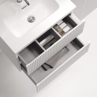 Тумба под раковину Sancos Snob R SNR60/39W, 60 см, подвесная, Bianco