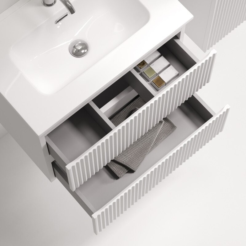 Тумба под раковину Sancos Snob R SNR60/39W, 60 см, подвесная, Bianco