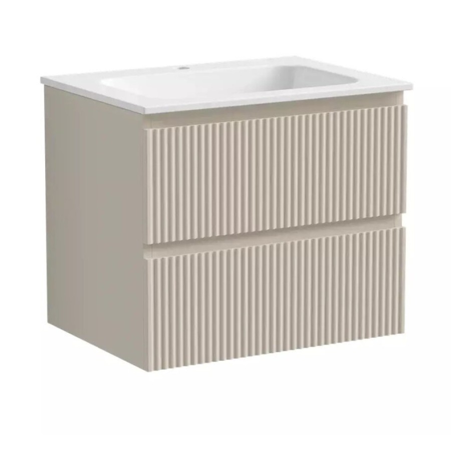 Тумба под раковину Sancos Snob R 60 см подвесная, Beige Soft, SNR60CE