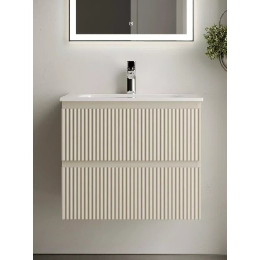 Тумба под раковину Sancos Snob R 60 см подвесная, Beige Soft, SNR60CE
