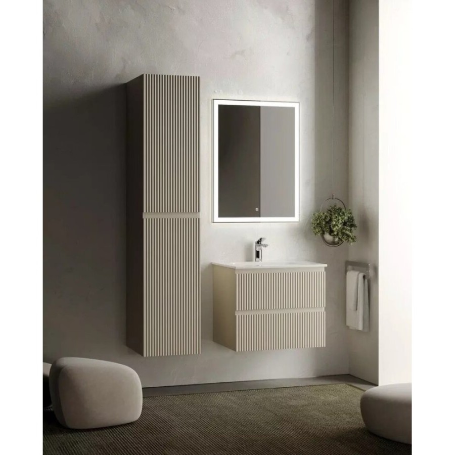 Тумба под раковину Sancos Snob R 60 см подвесная, Beige Soft, SNR60CE