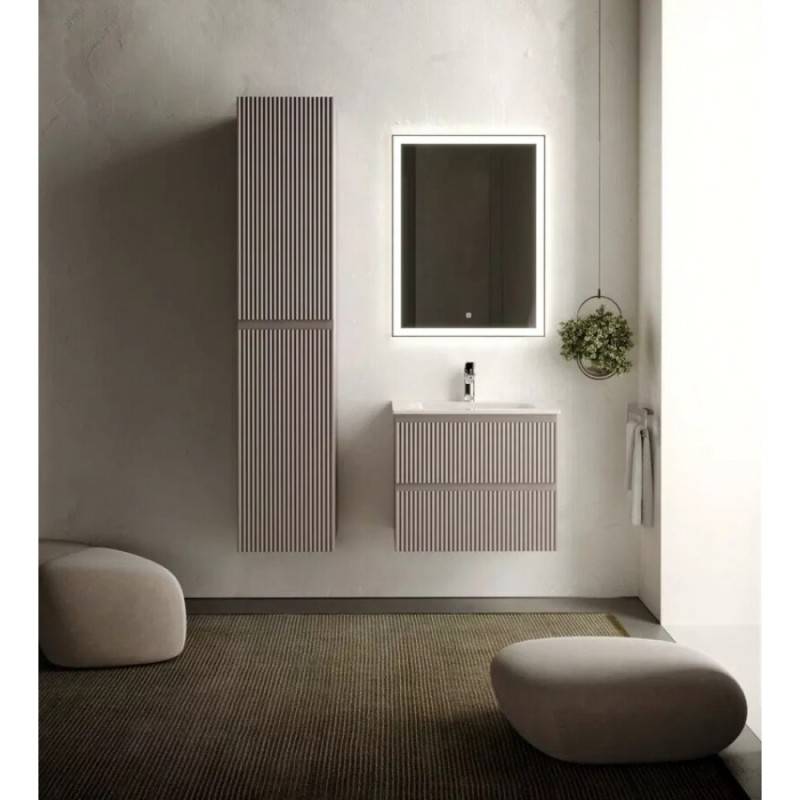 Тумба под раковину Sancos Snob R 60 см подвесная, Doha Soft, SNR60SM