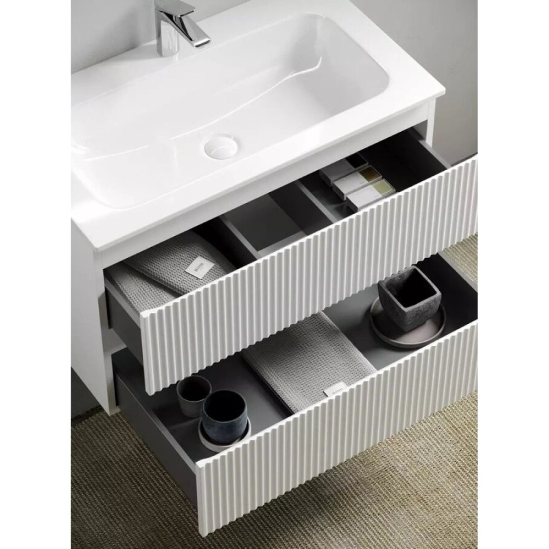 Тумба под раковину Sancos Snob R SNR60W 60 см подвесная, Bianco