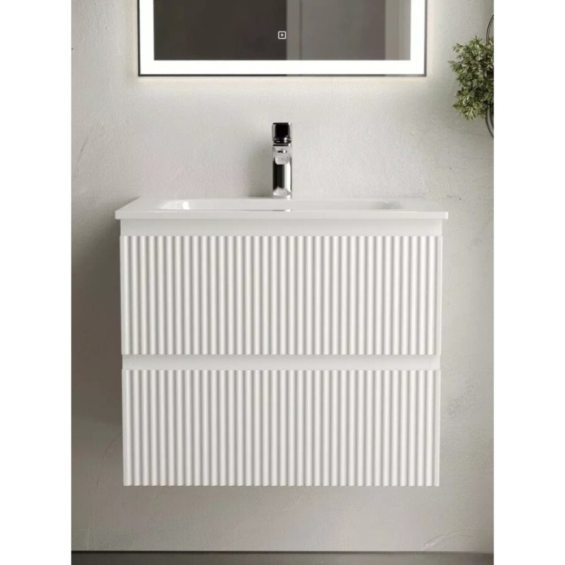 Тумба под раковину Sancos Snob R SNR60W 60 см подвесная, Bianco