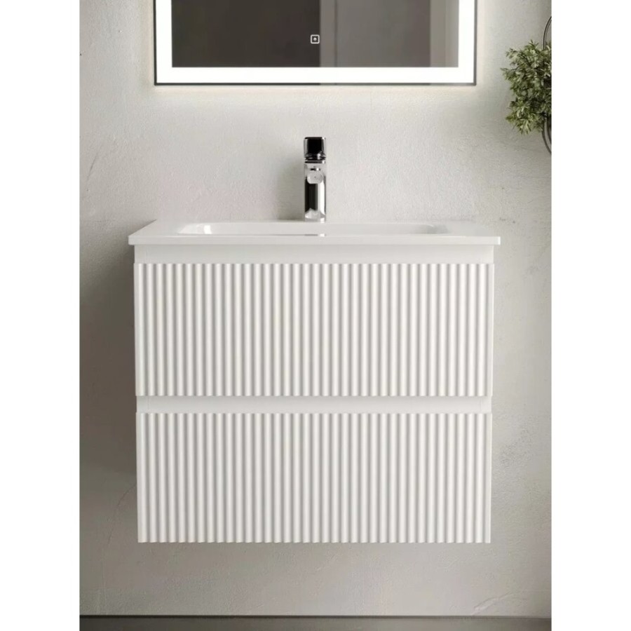 Тумба под раковину Sancos Snob R SNR60W 60 см подвесная, Bianco