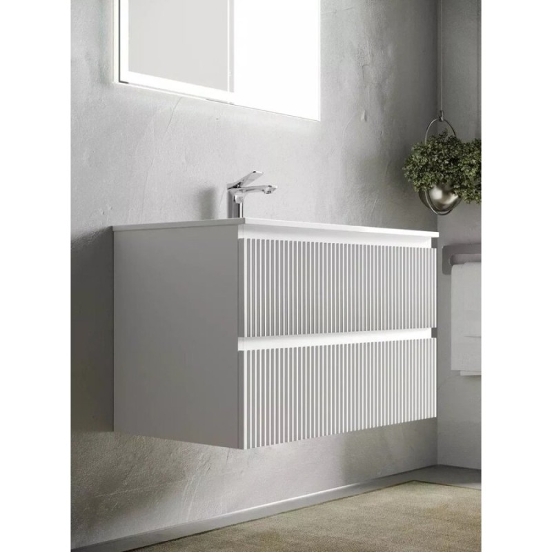 Тумба под раковину Sancos Snob R SNR60W 60 см подвесная, Bianco