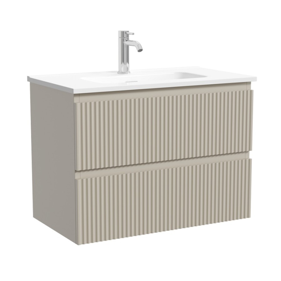 Тумба под раковину Sancos Snob R SNR70/39CE, 70 см, подвесная, Beige Soft