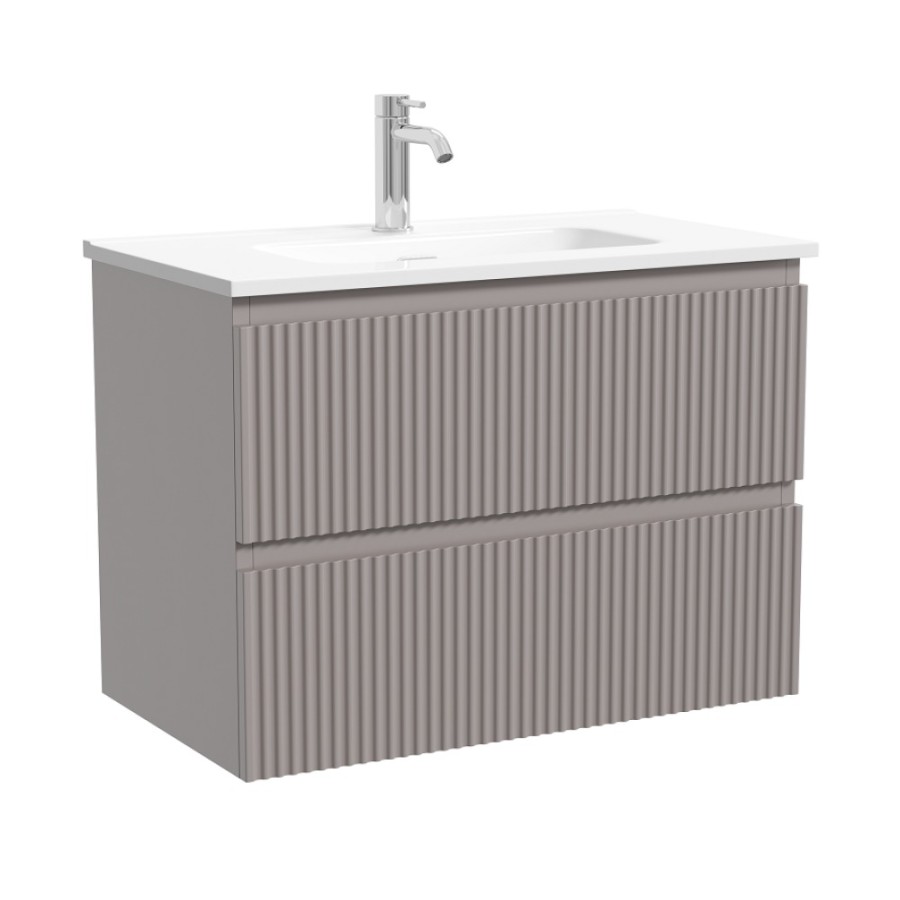 Тумба под раковину Sancos Snob R SNR70/39SM, 70 см, подвесная, Doha Soft