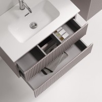 Тумба под раковину Sancos Snob R SNR70/39SM, 70 см, подвесная, Doha Soft