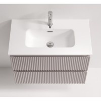 Тумба под раковину Sancos Snob R SNR70/39SM, 70 см, подвесная, Doha Soft