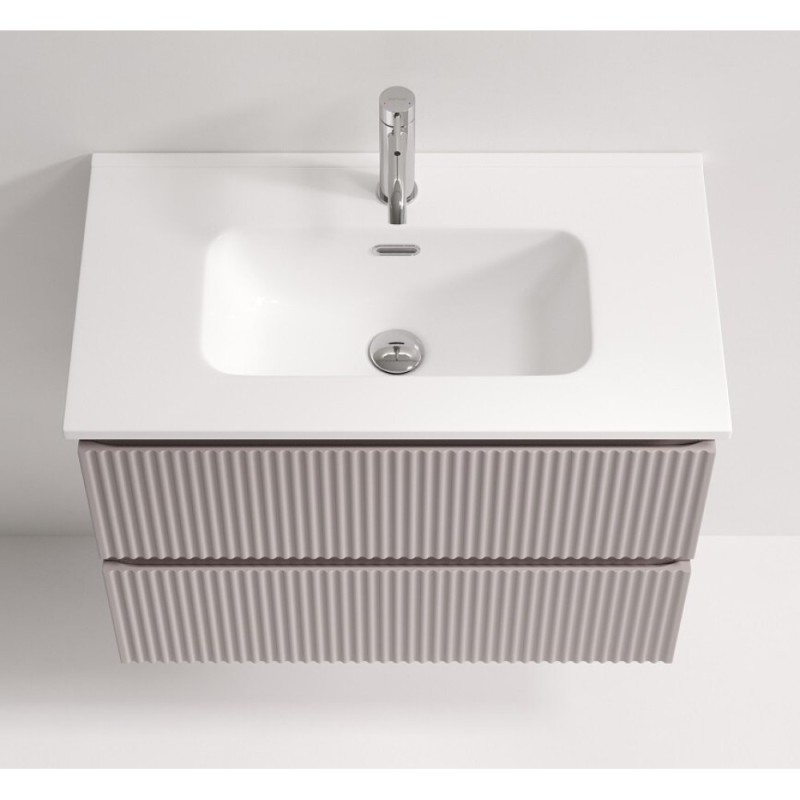 Тумба под раковину Sancos Snob R SNR70/39SM, 70 см, подвесная, Doha Soft