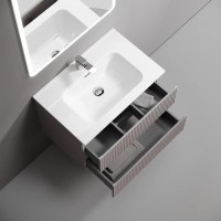Тумба под раковину Sancos Snob R SNR70SM, 70 см подвесная, Doha Soft