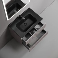 Тумба под раковину Sancos Snob R SNR70SM, 70 см подвесная, Doha Soft