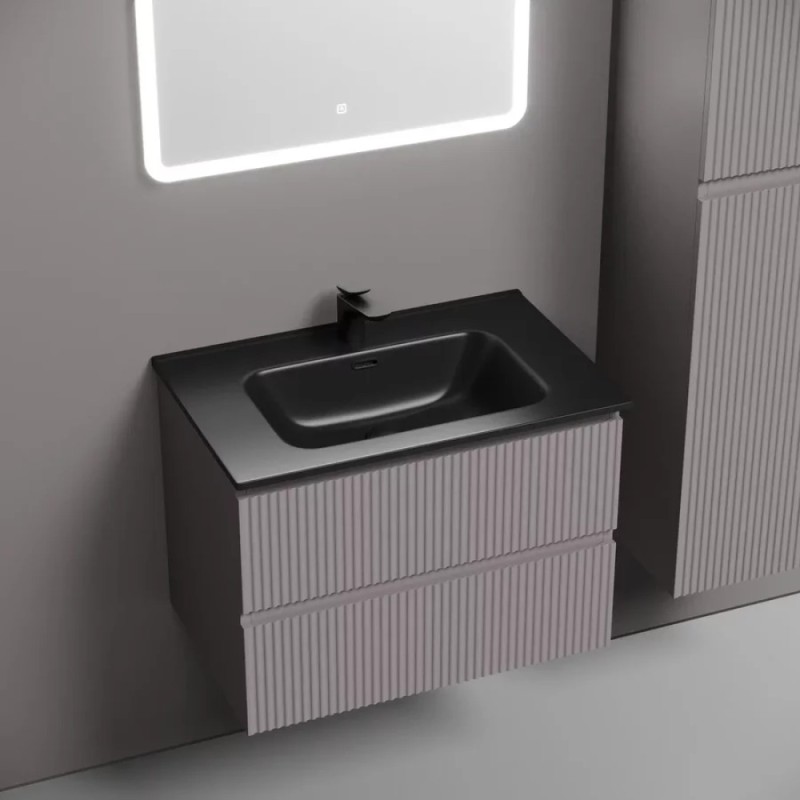 Тумба под раковину Sancos Snob R SNR70SM, 70 см подвесная, Doha Soft