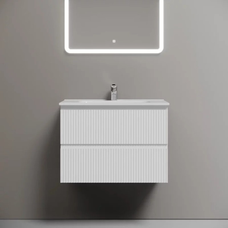 Тумба под раковину Sancos Snob R SNR70W, 70 см подвесная, Bianco