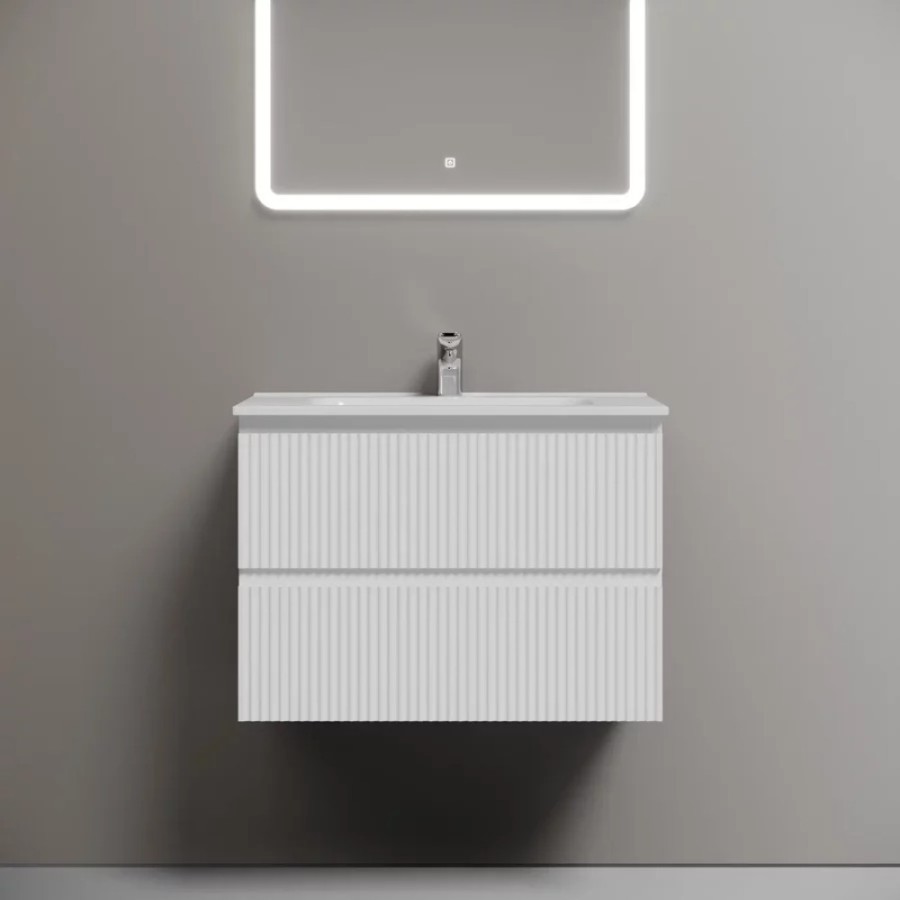 Тумба под раковину Sancos Snob R SNR70W, 70 см подвесная, Bianco