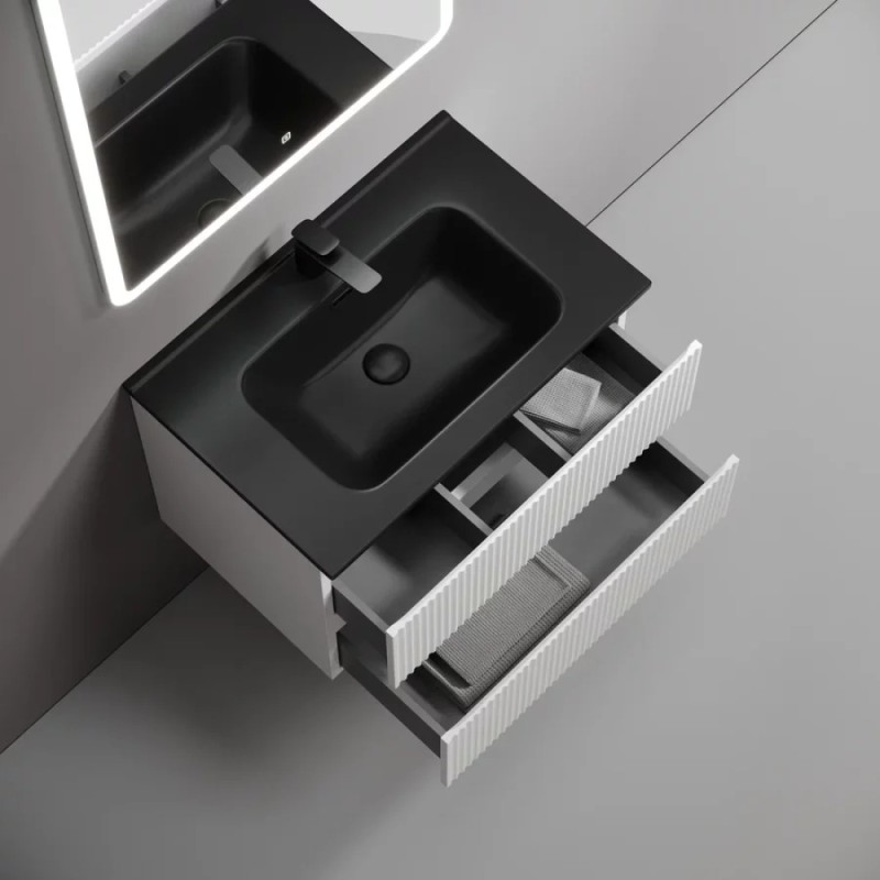 Тумба под раковину Sancos Snob R SNR70W, 70 см подвесная, Bianco