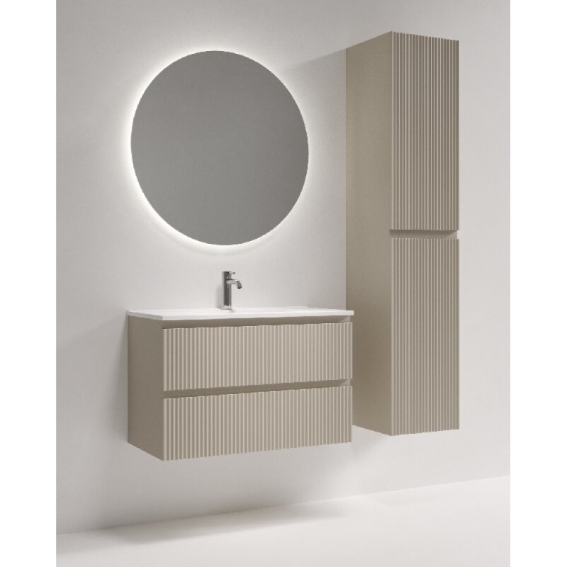 Тумба под раковину Sancos Snob R SNR80/39CE, 80 см, подвесная, Beige Soft