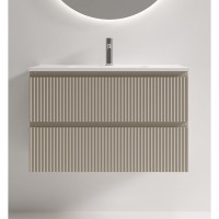 Тумба под раковину Sancos Snob R SNR80/39CE, 80 см, подвесная, Beige Soft