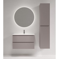 Тумба под раковину Sancos Snob R SNR80/39SM, 80 см, подвесная, Doha Soft