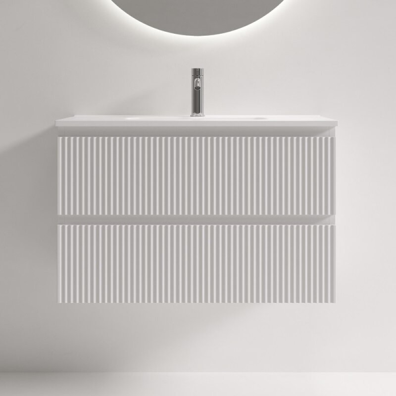 Тумба под раковину Sancos Snob R SNR80/39W, 80 см, подвесная, Bianco