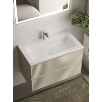 Тумба под раковину Sancos Snob R 80 см подвесная, Beige Soft, SNR80CE